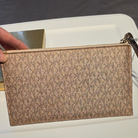 Michael Kors Glittering Gold Clutch